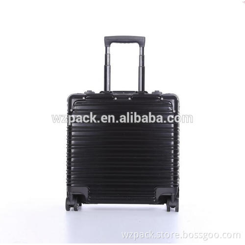 Customize 18" high quality aluminium frame luggage